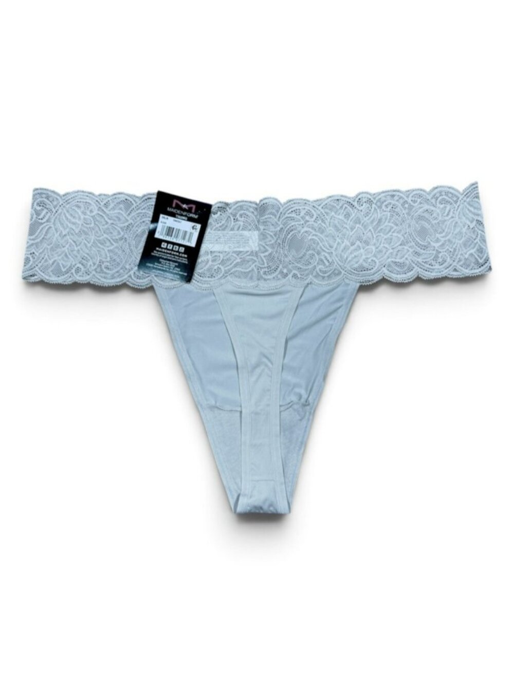 Maidenform DMESLT Sexy Must Haves Lace Thong Sandshell Bloom Lace Size 9